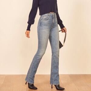 Reformation Peyton High Rise Bootcut Jeans Malta Wash